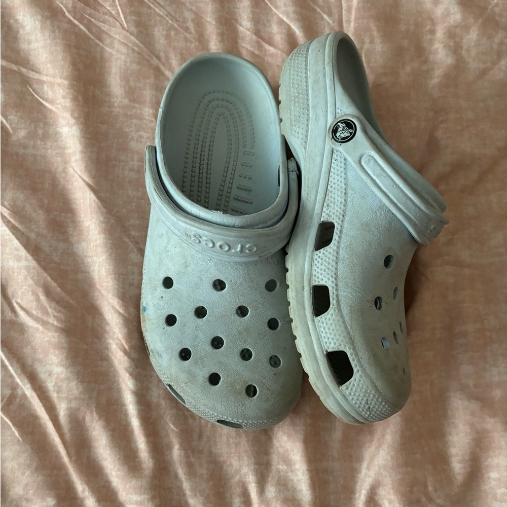 Blue crocs